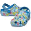 imageCrocs Kids Stitch Classic Clogs for Kids  Ethylene Vinyl Acetate  Round Toe Design  Pivot Heel StrapStitchFloral