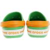 imageCrocs Unisex Adult Crocband ClogGrass Green White Blazing Orange