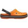 imageCrocs Unisex Adult Crocband ClogOrange Blazing Orange Slate Grey 000