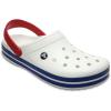 imageCrocs Unisex Adult Crocband ClogWhiteBlue Jean