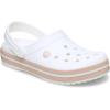 imageCrocs Unisex Adult Crocband ClogWhitePink Caramel