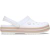 imageCrocs Unisex Adult Crocband ClogWhitePink Caramel
