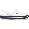 imageCrocs Unisex Adult Crocband ClogWhiteWhiteNavy
