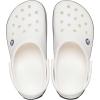 imageCrocs Unisex Adult Crocband ClogWhiteWhiteNavy