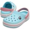 imageCrocs Unisex Child Crocband ClogsIce BlueWhite