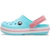 imageCrocs Unisex Child Crocband ClogsIce BlueWhite