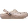 imageCrocs Unisex Mens and Womens Classic Lined Clog  Fuzzy Slippers MushroomBone 5 Men7 Women