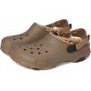 imageCrocs UnisexAdult All Terrain Lined Clogs with Adjustable Heel StrapWalnut