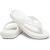 imageCrocs UnisexAdult Classic Flip V2 FlopWhite
