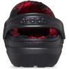 imageCrocs UnisexAdult Classic Holiday Lined ClogsBuffalo PlaidBlackVarsity Red