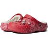 imageCrocs UnisexAdult Classic Holiday Lined ClogsRedWhite