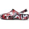 imageCrocs UnisexAdult Classic Printed Camo ClogBlackRed