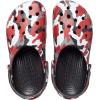 imageCrocs UnisexAdult Classic Printed Camo ClogBlackRed