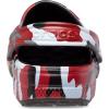 imageCrocs UnisexAdult Classic Printed Camo ClogBlackRed