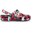 imageCrocs UnisexAdult Classic Printed Camo ClogBlackRed