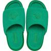 imageCrocs UnisexAdult Classic Towel Slide Sandals for Women and MenGreen Ivy