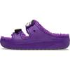 imageCrocs UnisexAdult McDonalds X Cozzzy Sandal SlidePurple