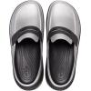 imageCrocs UnisexAdult Stomp LoafersSilverBlack