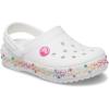 imageCrocs UnisexChild Crocband Rainbow Band ClogWhiteMulti