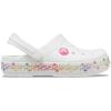 imageCrocs UnisexChild Crocband Rainbow Band ClogWhiteMulti