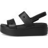 imageCrocs Womens Brooklyn 4U Low Wedges Black 8 Medium