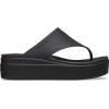 imageCrocs Womens Brooklyn Platform Flip FlopBlack