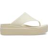imageCrocs Womens Brooklyn Platform Flip FlopBone