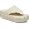 imageCrocs Womens Brooklyn Platform Flip FlopBone