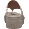 imageCrocs Womens Brooklyn Platform Flip FlopCorkMushroom Stubbed