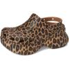 imageCrocs Womens Classic Bae Clogs Platform Shoes for WomenSepiaLeopard