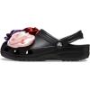 imageCrocs Womens Classic Embellished ClogBlack Rosette