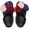 imageCrocs Womens Classic Embellished ClogBlack Rosette