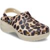 imageCrocs Womens Classic Marbled Tiedye ClogsBoneLeopard Animal Remix