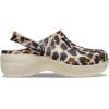 imageCrocs Womens Classic Marbled Tiedye ClogsBoneLeopard Animal Remix