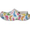 imageCrocs Womens Classic Marbled Tiedye ClogsButterflyWhite