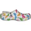 imageCrocs Womens Classic Marbled Tiedye ClogsButterflyWhite