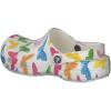 imageCrocs Womens Classic Marbled Tiedye ClogsButterflyWhite