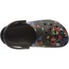 imageCrocs Womens Classic Marbled Tiedye ClogsFloral PrintBlack