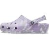 imageCrocs Womens Classic Marbled Tiedye ClogsLavenderMulti