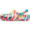 imageCrocs Womens Classic Marbled Tiedye ClogsSulphurMulti