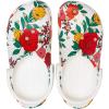 imageCrocs Womens Classic Marbled Tiedye ClogsWhiteFloral