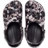 imageCrocs Womens Classic Solar Rainbow ClogsBlackBleach Dye