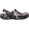imageCrocs Womens Classic Solar Rainbow ClogsBlackBleach Dye