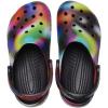 imageCrocs Womens Classic Solar Rainbow ClogsBlackMulti Solarized