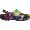 imageCrocs Womens Classic Solar Rainbow ClogsBlackMulti Solarized