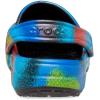 imageCrocs Womens Classic Solar Rainbow ClogsBlackMulti Spray Dye