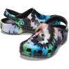 imageCrocs Womens Classic Solar Rainbow ClogsBlackPastel