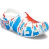 imageCrocs Womens Classic Solar Rainbow ClogsMultiWhite