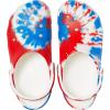 imageCrocs Womens Classic Solar Rainbow ClogsMultiWhite