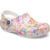 imageCrocs Womens Classic Solar Rainbow ClogsOrange ZingMulti